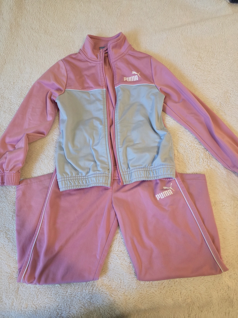 PUMA Girls 2-Piece  Tracksuit Set Jacket And Pants Size 5